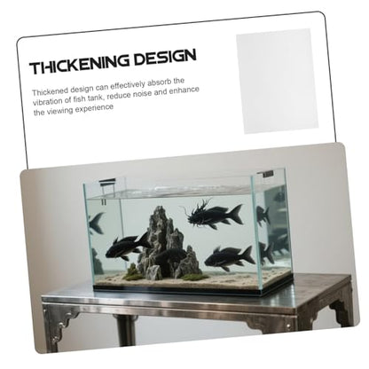 Fish Tank Pad Aquarium Bottom Pad Fish Pond Mat Aquarium Insulation Mats Fish Tank Cushioning Mat Reptile Terrarium Mat Aquarium Leveling Pad Fish Tank Insulation Mats White Eva