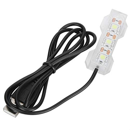 Tnfeeon Small Aquarium Water Plant Light,Full Spectrum Aquarium Lighting for Home Desktop Mini Decoration Soft LED Lamp with USB Connector
