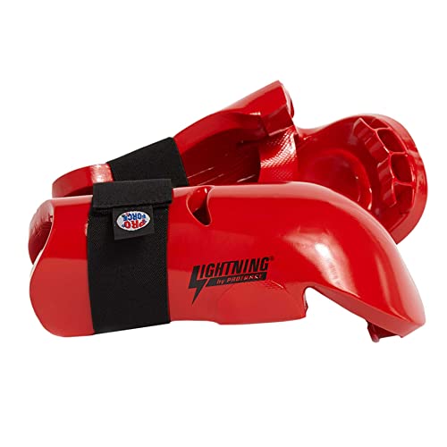 ProForce Lightning Punches Karate/Martial Arts Sparring Gloves - color: Red, size: Large