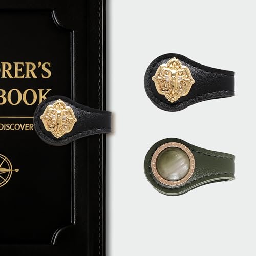 Elegant Design Magnetic Journal Clip, Decorative Bookmark Clips - style: Color Set A 2 Pcs