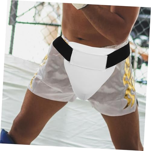 Outanaya Professional Boxing Groin Protector Adjustable Elasticity Breathable Crotch Guard Comfortable Reusable Cup for Men for Taekwondo and Sparring Training