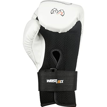 RIVAL Boxing RB1 2.0 Ultra Bag Gloves, Hook and Loop Closure, Super-Resistant Microfiber, High-Density Foam, Breathable Mesh Palm - color: White, size: Small