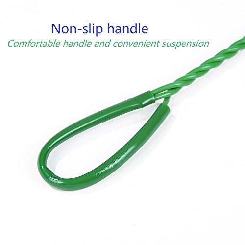 Aquarium Fishing Net Fish Tank Cleaning Tools Fine Mesh Net with Plastic Handle Green 8 Inch - size: 8 Inch
