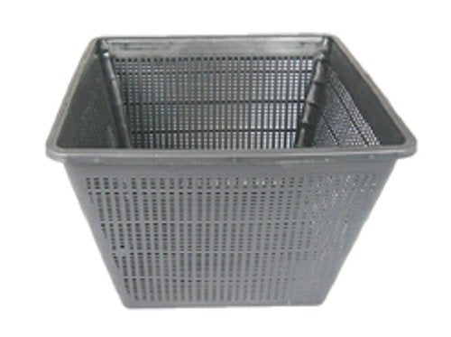 PondH2o 9" Square Aquatic Plastic Slotted Mesh Pond Plant Pot or Flower Water Garden Plant Baskets | Large Pond Plant or Flower Planter Pots for Aquaponics, Hydroponics Value 6 Pack