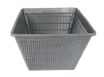 PondH2o 9" Square Aquatic Plastic Slotted Mesh Pond Plant Pot or Flower Water Garden Plant Baskets | Large Pond Plant or Flower Planter Pots for Aquaponics, Hydroponics Value 6 Pack