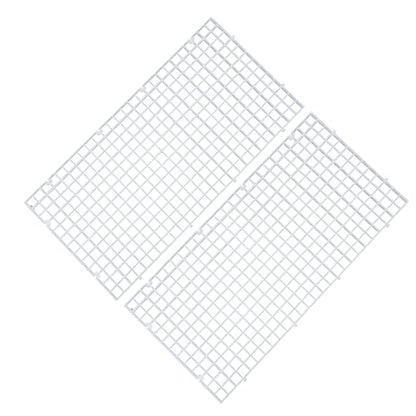 Aquarium Plastic Grid Divider Tray Egg Crate, 2 Pcs S | Grid Isolate Board Divider, Fish Tank Bottom, Black Filter Tray - size: 2 Pcs S