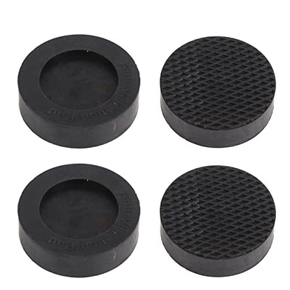 Anti Vibration Pads, Antislip Universal Pedestals for Washer Dryer, Noise Dampening and Shock Support Circular Rubber Isolation Feet Mats Set of 4