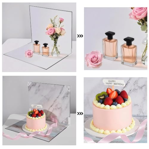 Food Photography Backdrop Kit, 16.5 x 11.7 in, 10 Double-Sided Backdrops - color: textured color