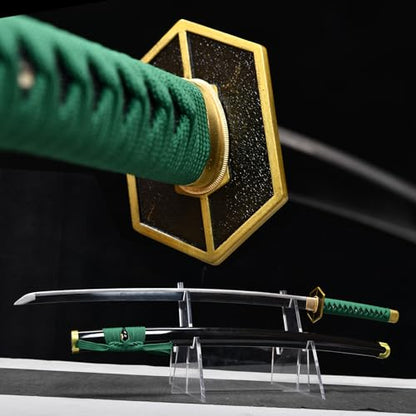 41 in Handmade Aizen Sousuke Sword Sharp Carbon Steel Japanese Samurai Anime Katana Full Tang for Man Gift Cosplay Decoration