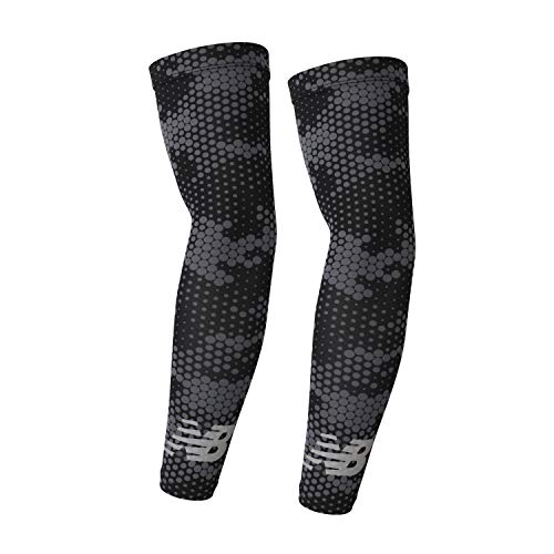 New Balance Unisex Outdoor Sports Compression Arm Sleeves, Arm Warmer, 1 Pair - color: Black Desert Camo, size: Large-X-Large