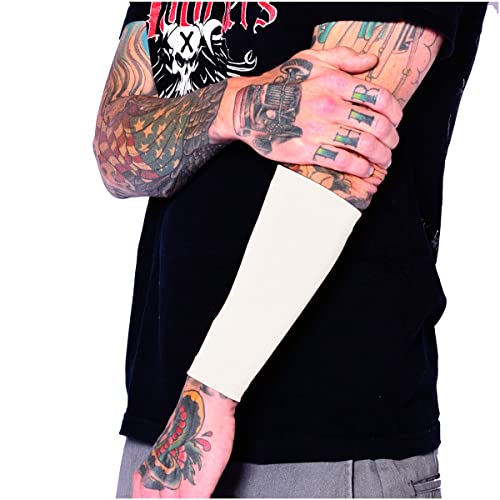 Tat2X Tattoo Cover Up Sleeve - Forearm 9" - White - M/L - 1 Sleeve - color: White, size: Medium/Large (Pack of 1)