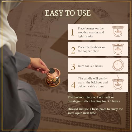 Maamoul Bakhoor Variety Box & Burner by Dukhni | Authentic Arabic Oud Incense | 10 pcs Bakhoor, 5 Mixed scents - color: Variety Box (10) + Persian Burner