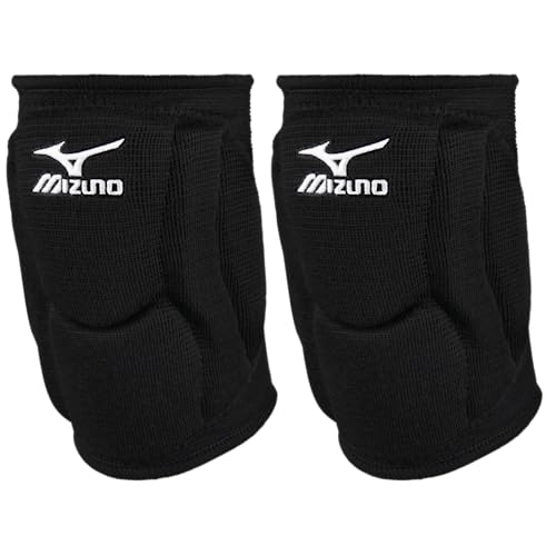 Mizuno Elite 9 SL2 Volleyball Kneepad , Black, Medium - color: Black, size: Medium