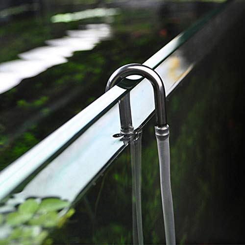 Aquarium U-Shape Connectors Stainless Steel Fish Tank Air Pump Accessories CO2 System U-Shape Tube Connector