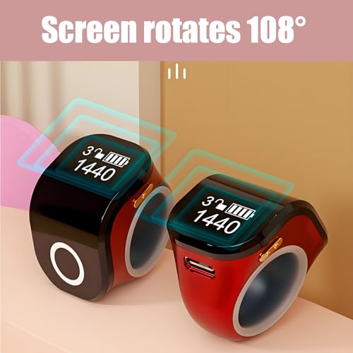 Worship Counter, Tally Clicker for Muslim Islamic Prayer, OLED Screen, Time and Date Digital Display, Vibration Reminder Alarm, Golf, Goods Counting, Lap, Knitting