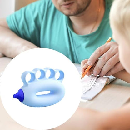 Colaxi Kids Hand Grip Strengthener,Hand Exercise Ball,Multiple Resistance Levels Ergonomic 10–15 Strength Train,Finger Exerciser - color: blue