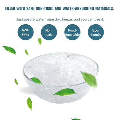 Reusable Ice Pack Sheets, 24 Cell/12 Cell/250g Single Ice Packs for Cooler and Shipping, Long Lasting Dry Ice Packs for Shipping Frozen Food Freezer Packs for Mailing - style: 12cells 6 Pcs