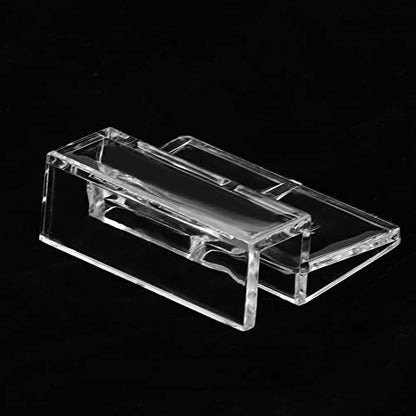 20Pcs Aquarium Lid Clips, Aquarium Glass Cover Clip Fish Glass Cover Clip Acrylic Holder Support Clamp Accessory for Aquarium Fish (5mm) - size: 5mm
