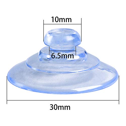 HSTECH 10 Pcs Radar Detectors Suction Cups for Clear Cobra Escort and Beltronics Radar Detector Mount