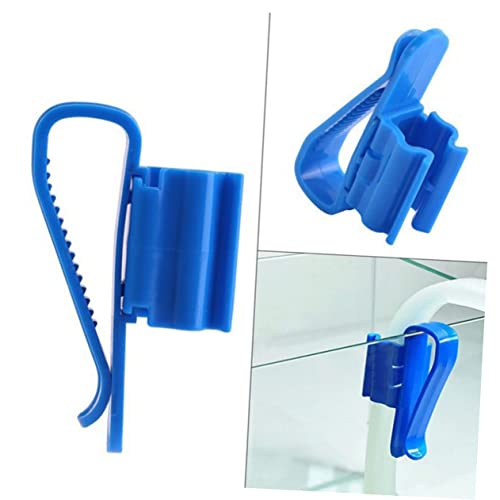 2pcs Aquarium Filtration Hose Holder Water Clip for Fixing Tropical Fish Tanks Compact and Convenient Soft Tube Clamp for Cleaning and Water Changes