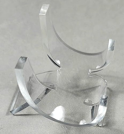 HQRP-Crystal 1 3/4" Acrylic Display Stand Pedestal for Crystal Heart / Slice / Slab and other Stones - size: 1 3/4"