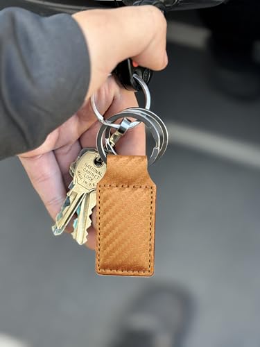 LaserGram Rectangle Keychain, Allah 2, Personalized Engraving Included (Carbon Fiber Bronze) - color: Carbon Fiber Bronze