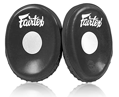 Fairtex FMV15 Focus Mitts, Muay Thai Boxing Precision Punching Target Pads - color: Black