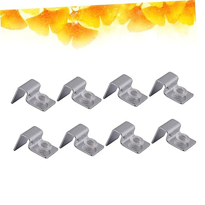 8Pcs Stainless Steel Fish Tank Support Bracket for Aquarium Covers Practical Rack Holder for Fish Tank Safety