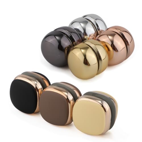 7pcs Hijab Magnetic Pins, 2 Shapes Pinless Strong Hijab Magnets for Clothing Multi-Purpose Scarf Magnetic Pin Shawl Clasp Brooch Small Convenient Magnetic Clips for Scarves, Women Girls