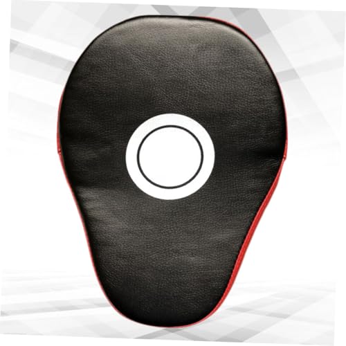 STOBAZA Curved Handheld Boxing Pads MMA Training Accessories Taekwondo Muay Thai Karate Focus Mitts Shock Absorbent Red Black for Martial Arts Sparring