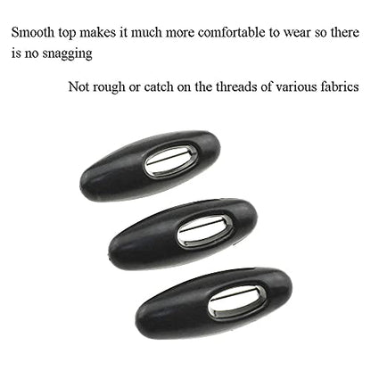 3.7cm Length Hijab Pins Smooth Surface Sharp Bear Force Pin Prevent Ripping Reliable Clips Hold Sturdy Durable Plastic Safety Pins Black 14 PCS for Muslim Saree Chiffon Scarf Jersey Blouses - size: Black-3.7cm 14Pcs