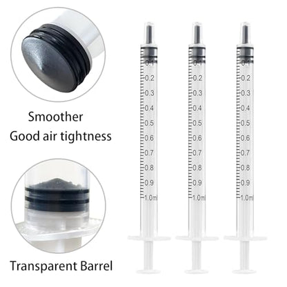 1 Cc Syringe Without Needle， 1ml Oral Syringe， 1ml Syringe Without Needle， （ 30Pack ） for Scientific Labs, Individually Wrapped - size: 1ml, style: 30