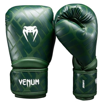 Venum Contender Boxing Gloves - color: Forest Green, size: 12-Ounce, style: Contender 1.5 XT 3D