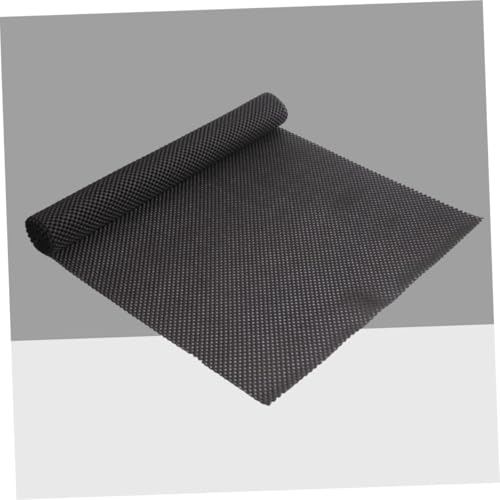 HOMSFOU Multipurpose Non-Slip Mat for Home Office Caravan Rv Boat Workshop Black PVC Grip Mat