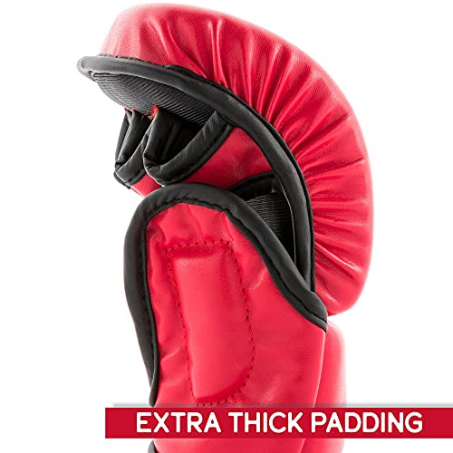 UFC 8oz MMA Sparring Gloves - color: Red, size: Large-X-Large