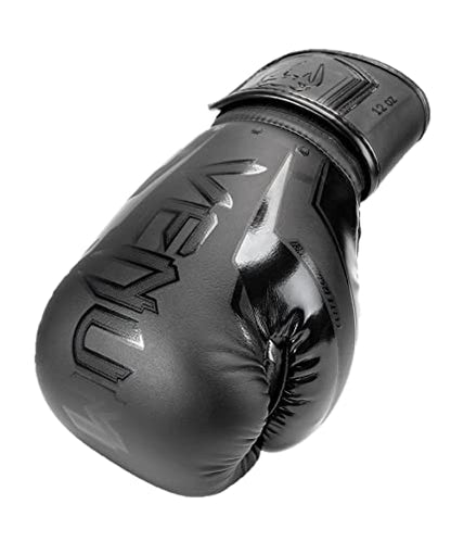 Venum Elite Evo Boxhandschuhe - color: Black/Black, size: 10 oz
