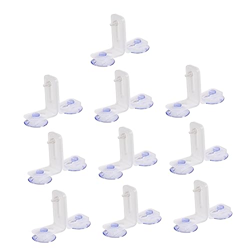10pcs Fish Tank Isolation Plate Clip Easy Install Divider Cups for Aquarium Fish Survival and Isolation