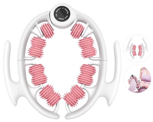 COSTWELL Cellulite Massager, Cellulite Remover Muscle Roller,360° Deep Tissue Massager for Leg, Neck,Calves, Arm,Thighs, Back,Manual Massager Foam Roller Fascia Massage Tool for Muscle Relieve. (Pink) - color: Pink