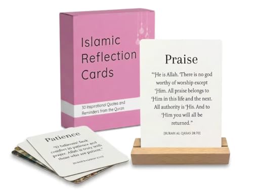 Islamic Reflection Cards Daily Affirmations Reminders from the Quran
