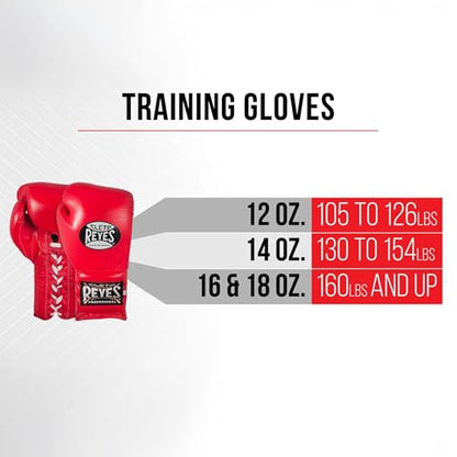 CLETO REYES Black Mamba MMA Training Boxing Gloves for Men and Women, Cowhide Leather, Black - size: Large