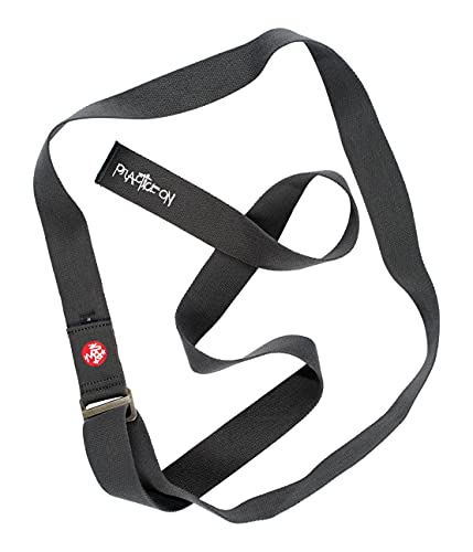 Manduka Align Yoga Strap - color: Thunder Grey, size: 8 Feet