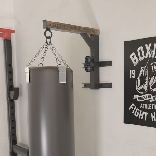 J JACKCUBE DESIGN Wall Mount Heavy Bag Hanger Bracket, Punching Bag, Sandbag Holder Rack, Heavy Duty Hanging Bracket Boxing Accessories Stand for Home and Gym -MK852A