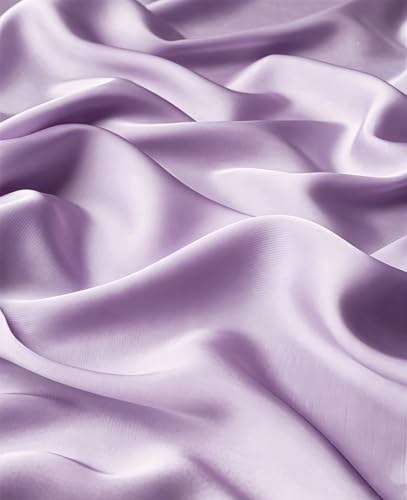 Lina & Lily Luxury Satin Hijab Head Scarf Shawl Wrap for Muslim Women Extra Long - color: Lavender