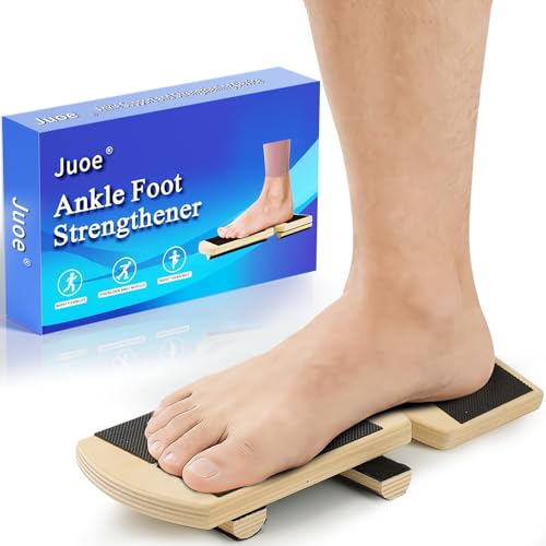 Juoe Ankle Strengthener & Axis Board for Physical Therapy,Blackboard Foot Trainer and Foot Strengthener,Stability Exercises,Plantar Fasciitis Relief,Posture Corrector,Axisboard for Leg Stability