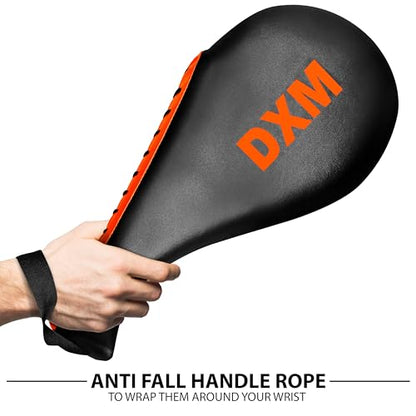 DXM SPORTS Taekwondo Kick Pads 2 Pack | Karate Martial Arts Training Equipment, Target Pads for Kickboxing Taekwondo Sparring Gear for Kids Youth Adult