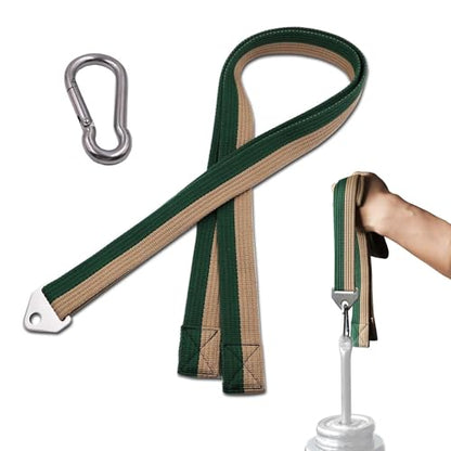 Multifunction Arm Wrestling Pronation Belt Strap, with Stainless Steel Triangle Buckle - Versatile 79" Non-Slip & Durable Strap, Pronation and Back Pressure Forearm Strength Training Equipment - color: camouflage