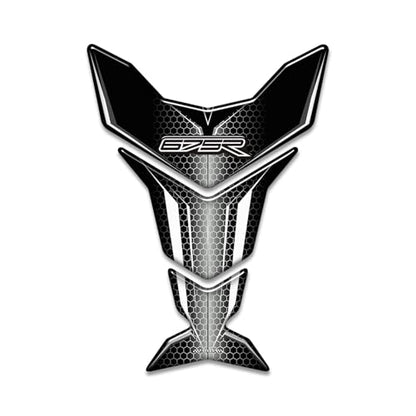 Motorcycle 3D Tank Pad Compatible with Triumph Street Triple Daytona 675 765R RS Stickers Gas Kit Knee Fish Bone Tank Pad Decals Fit for 675 765 R RS Stickers Decals Tank Protection Waterproof (A-17) - color: A-17
