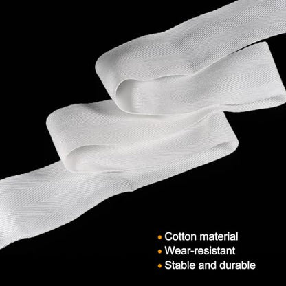PATIKIL Boxing Hand Wrap Elastic Martial Arts Fist Bandages for Thai Kickboxing - color: White