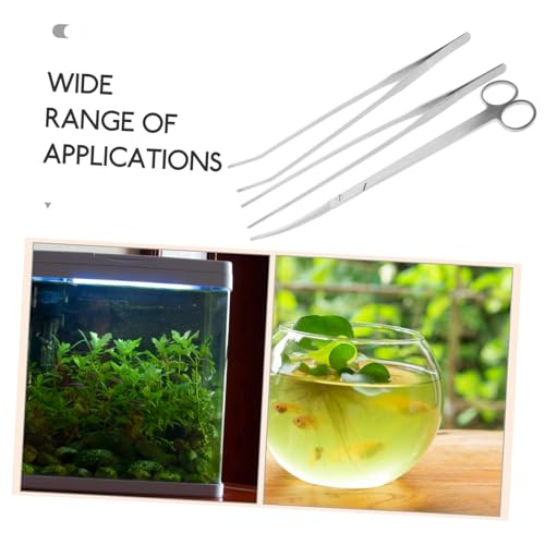 BESPORTBLE Aquarium Cleaning Essentials Scissors Tweezers Spatula Tool for Aquascaping Maintenance