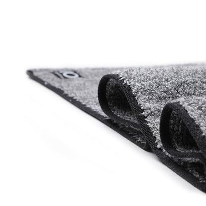 Facesoft Yoga Towel - Infused with Activated Charcoal to Detoxify and Sweat - Made with Eco-Friendly Aqua-Cotton Yarn - Biodegradable and Sustainable - All Ages - color: Eco Sweat Charcoal Workout Towel